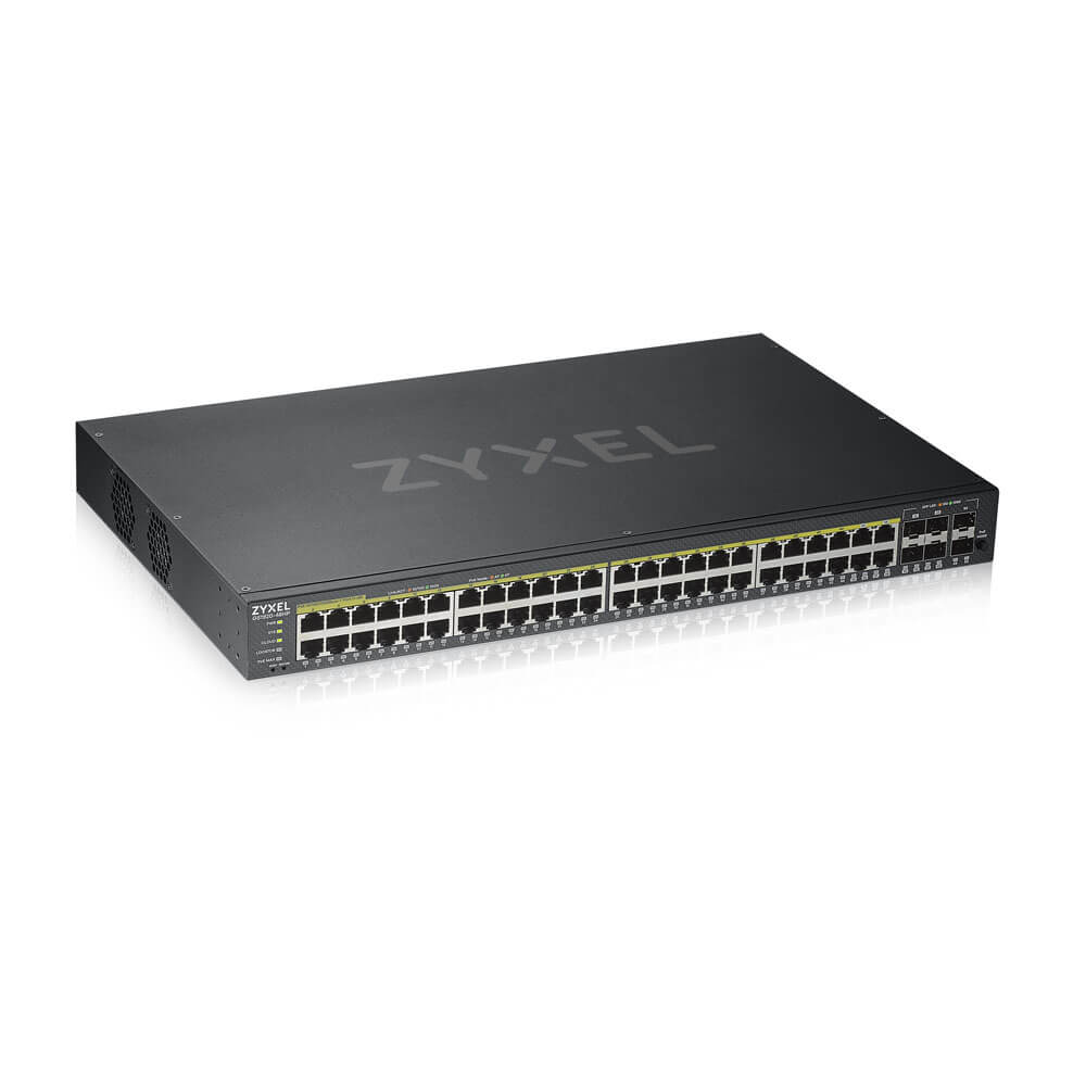 Image of Zyxel GS1920-48HPV2 Managed Gigabit Ethernet (10/100/1000) Power...