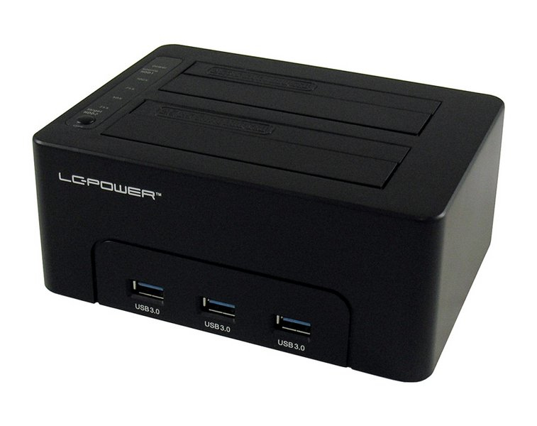 Image of LC-Power LC-DOCK-U3-HUB storage drive docking station USB 3.2 Gen...