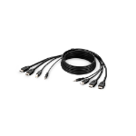Belkin F1DN2CCBL-HH-10 KVM cable Black 3 m