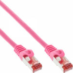 InLine Patch Cable S/FTP PiMF Cat.6 250MHz PVC copper pink 10m