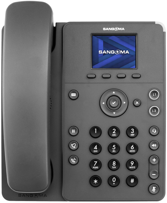Image of SANGOMA P315, 2-line SIP phone with 2.4 inch color display -...