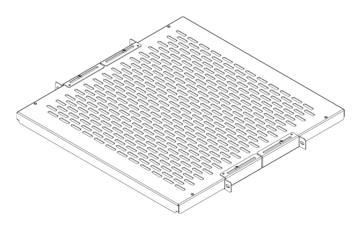 Vertiv 7206-FR-ADHD rack accessory Rack shelf