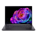 Acer Swift SFX14-73G-79BJ Intel Core Ultra 7 255H Laptop 36.8 cm (14.5") Touchscreen 2.8K 32 GB LPDDR5x-SDRAM 1 TB SSD NVIDIA GeForce RTX 5060 Wi-Fi 6E (802.11ax) Windows 11 Home German Grey