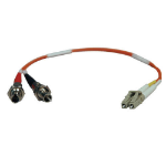 Tripp Lite N457-001-62 Duplex Multimode 62.5/125 Fiber Adapter (LC-ST M/F) 1 ft. (0.31 m)