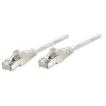 Intellinet Network Patch Cable, Cat5e, 2m, Grey, CCA, SF/UTP, PVC, RJ45, Gold Plated Contacts, Snagless, Booted, Lifetime Warranty, Polybag