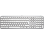 Logitech MX Keys S for Mac toetsenbord Kantoor RF-draadloos + Bluetooth QWERTZ Zwitsers Aluminium, Wit