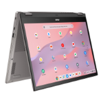 ASUS Chromebook CX34 Flip CB3401FBA-LZ0187 Intel® Core™ i5 i5-1235U 35,6 cm (14") Touchscreen WUXGA 16 GB LPDDR4x-SDRAM 256 GB SSD Wi-Fi 6E (802.11ax) ChromeOS Grijs