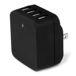 StarTech.com 4-Poorts USB lader internationale reislader 34W/6.8A zwart