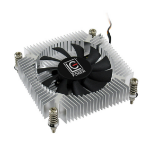 LC-Power LC-CC-65 koelsysteem voor computers Processor Koeler 6,5 cm Blauw, Zilver, Wit