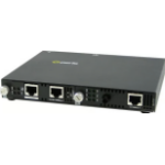 Perle SMI-110-M1ST2D network media converter 100 Mbit/s 1550 nm Multi-mode Black