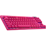 Logitech G PRO X TKL keyboard Gaming RF Wireless + Bluetooth AZERTY French Magenta