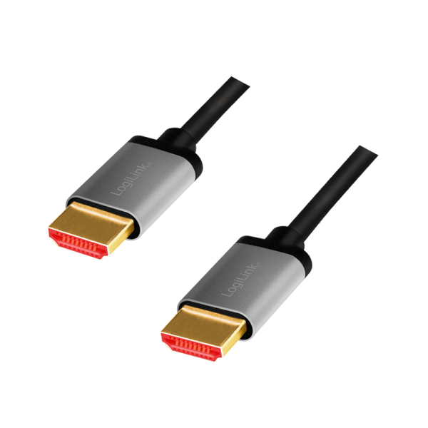 Image of LogiLink CHA0105 HDMI cable 2 m HDMI Type A (Standard) Black, Grey