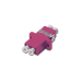 Digitus LC / LC Duplex Coupler, OM4, color pink