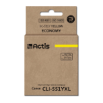 Actis KC-551Y ink (replacement for Canon CLI-551Y; Standard; 12 ml; yellow (with chip)