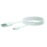 Schwaiger LK200M532 USB cable 2 m USB 2.0 USB A Micro-USB A White