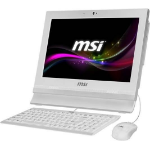 MSI Wind Top Professional AP1622ET-050XDE Intel® Celeron® 39.6 cm (15.6") 1366 x 768 pixels Touchscreen 4 GB DDR3-SDRAM 128 GB SSD All-in-One PC Wi-Fi 4 (802.11n) White