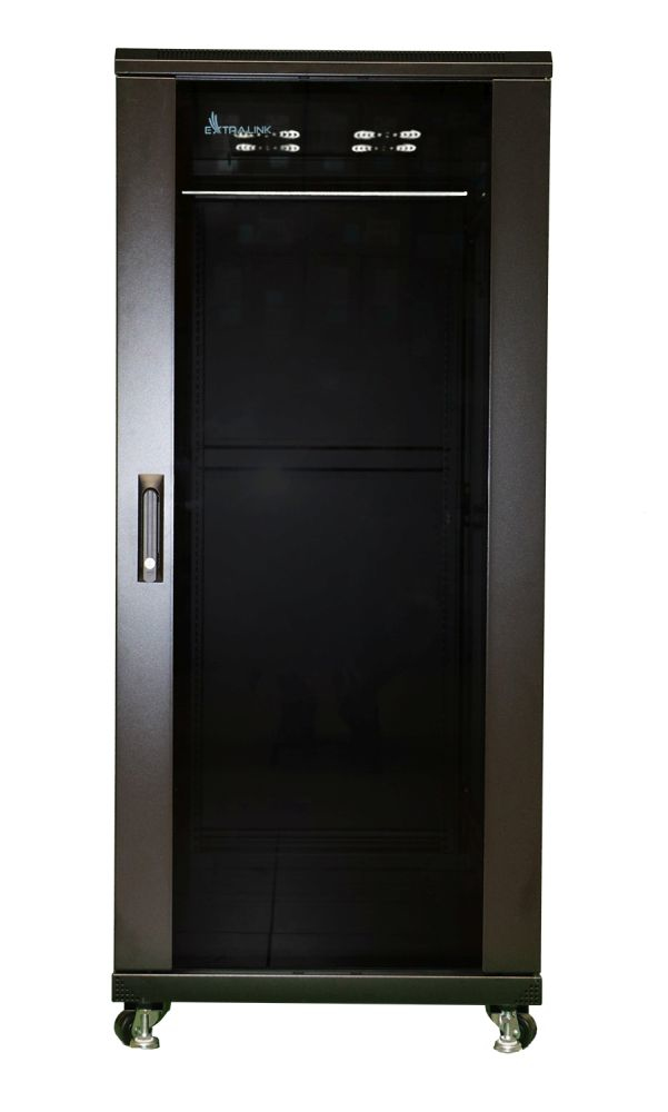 Extralink EX.11359 rack cabinet 27U Freestanding rack Black