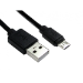 Cables Direct 99CDL2-1601 USB cable 1 m 2.0 USB A Micro-USB B Black