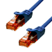 ProXtend CAT6 U/UTP CU LSZH Ethernet Cable Blue 20CM