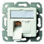 TelegÃ¤rtner Cable duct mounting Cat.5e socket-outlet White