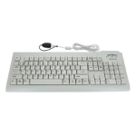 Seal Shield SSWKSV207GL keyboard Universal USB QWERTY English White