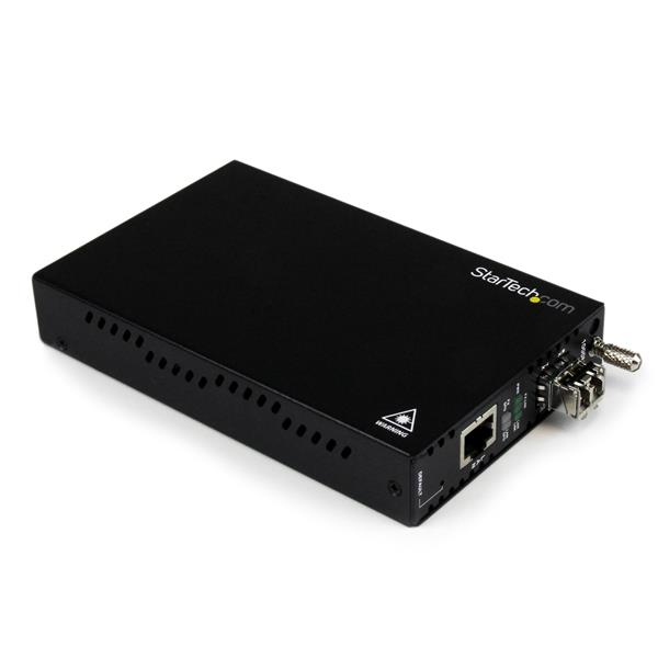 Image of StarTech.com OAM Managed Gigabit Ethernet Fiber Media Converter -...