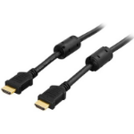 Deltaco HDMI-1005 HDMI cable 0.5 m HDMI Type A (Standard) Black