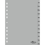 Durable 6514 Months tab index Polypropylene (PP) Grey