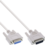 InLine gameport extension cable DB15 male / female 10m, molded