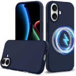 JLC iPhone 17 Matte Silicone MagSafe – Blue
