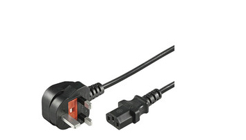 Image of Microconnect PE090420 power cable Black 2 m BS 1363 C13 coupler