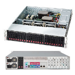 Supermicro CSE-216BE2C-R920LPB server barebone Rack (2U) Black, Silver