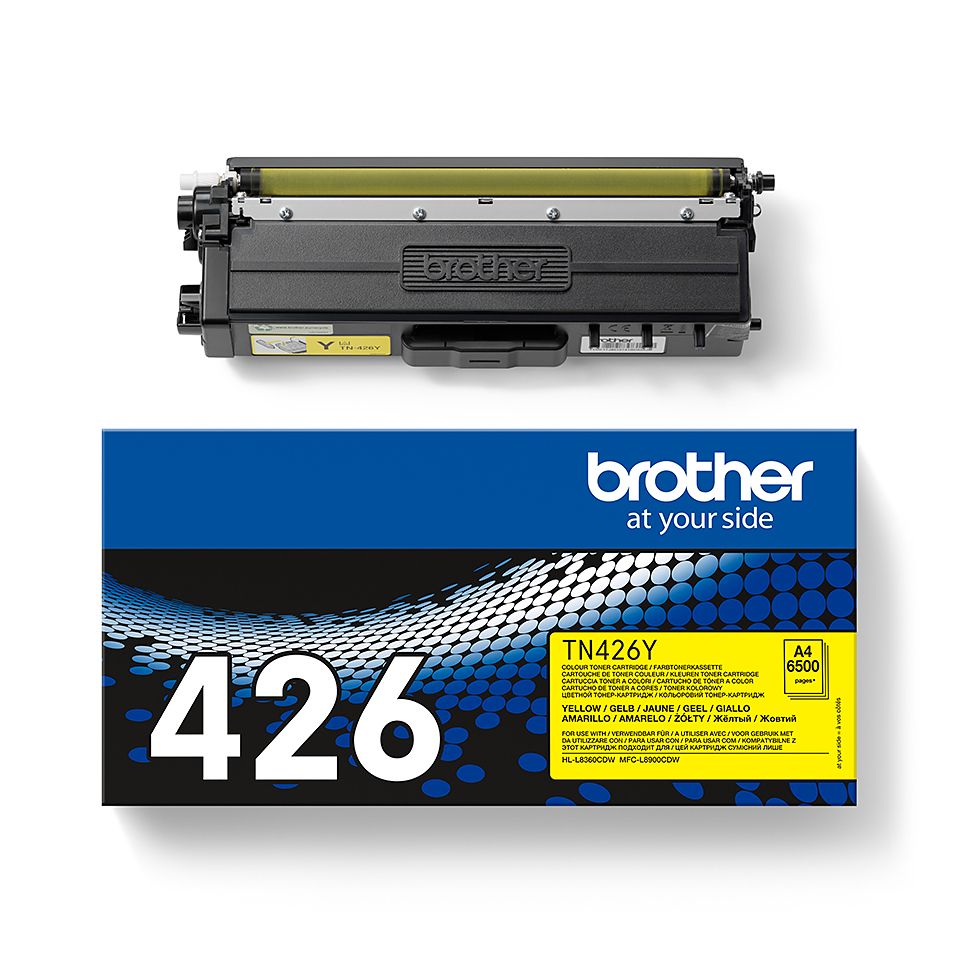 Brother TN-426Y Toner Cartridge High Yield Yellow TN426Y