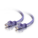 C2G 1.5m Cat6 550MHz Snagless Patch Cable cable de red Púrpura 1,5 m