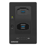 Shure MXWNCS2 mobile device charger Microphone, Mobile transmitter Black Indoor