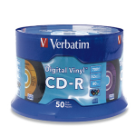 Verbatim Digital Vinyl CD-R™ 80MIN 700MB 52X 50pk Spindle 50 pcs