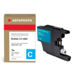 AgfaPhoto LC-1240C inktcartridge 1 stuk(s) Compatibel Normaal rendement Cyaan