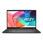MSI Modern 14 F1MG-870BE Intel Core 5 120U Laptop 35,6 cm (14") Full HD 8 GB DDR4-SDRAM 512 GB SSD Wi-Fi 6E (802.11ax) Windows 11 Home Grijs