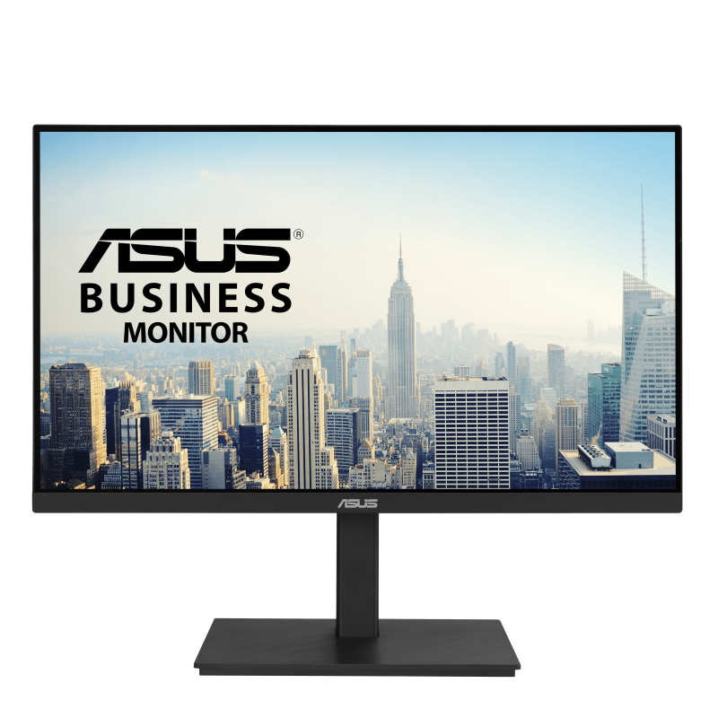 ASUS VA27ECPSN Docking Monitor ? 27 inch, Full HD, IPS, Frameless, USB-C, RJ45, 75Hz, Adaptive-Sync, Stereo Speakers, Low Blue Light, Flicker Free, Ergonomic Design, Wall Mountable
