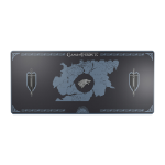 Lexip HBO Game of Thrones – Stark Edition Game-muismat Zwart, Blauw, Wit
