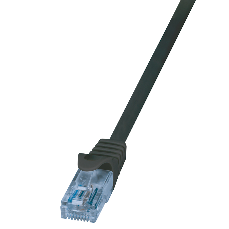 Image of LogiLink CP3053U networking cable Black 2 m Cat6a U/UTP (UTP)