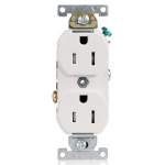 Leviton TBR15-W socket-outlet NEMA 5-15R White