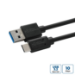 Microconnect USB3.2CA1 USB cable USB 3.2 Gen 2 (3.1 Gen 2) 1 m USB A USB C Black