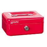 Rieffel KIKA cash/ticket box Steel Red