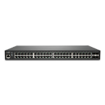 SonicWall SWS14-48FPOE Managed L2 Gigabit Ethernet (10/100/1000) Power over Ethernet (PoE) 1U Black