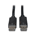 Tripp Lite P580-020 DisplayPort Cable with Latching Connectors, 4K (M/M), Black, 20 ft. (6.09 m)