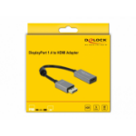 DeLOCK Active DisplayPort 1.4 to HDMI Adapter 4K 60 Hz (HDR)