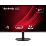 Viewsonic VG2708U-2K computer monitor 68.6 cm (27") 2560 x 1440 pixels Quad HD LED Black