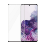 PanzerGlass SAFE. by ® Screen Protector w. Black Frame Samsung Galaxy S20 5G | Ultra-Wide Fit