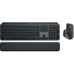 Logitech MX Keys S Combo keyboard Mouse included RF Wireless + Bluetooth QWERTZ Swiss Graphite